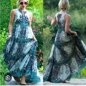 Anthropologie maxi dress sz 14